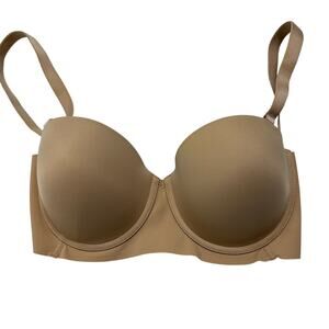 Luvlette Bra 80D US Size 36D Tan Beige Underwire Adjustable Straps